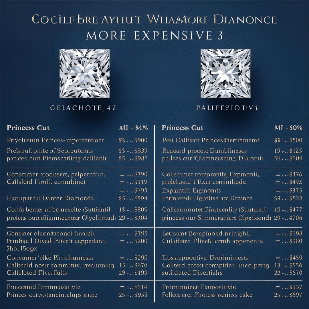 Princess-Cut Diamonds More Expensive